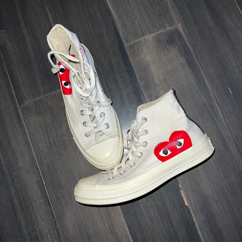 Comme Des Garçons x Converse High Top Sneakers Sz 8 Wmns